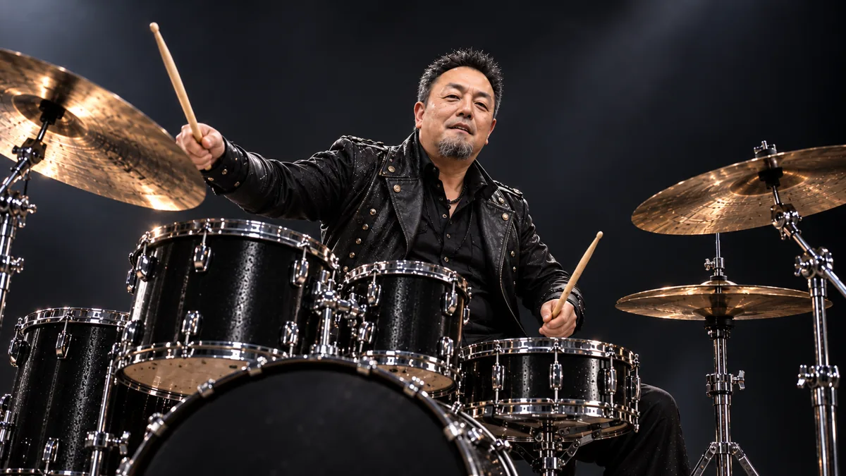 Genのドラム演奏イメージ